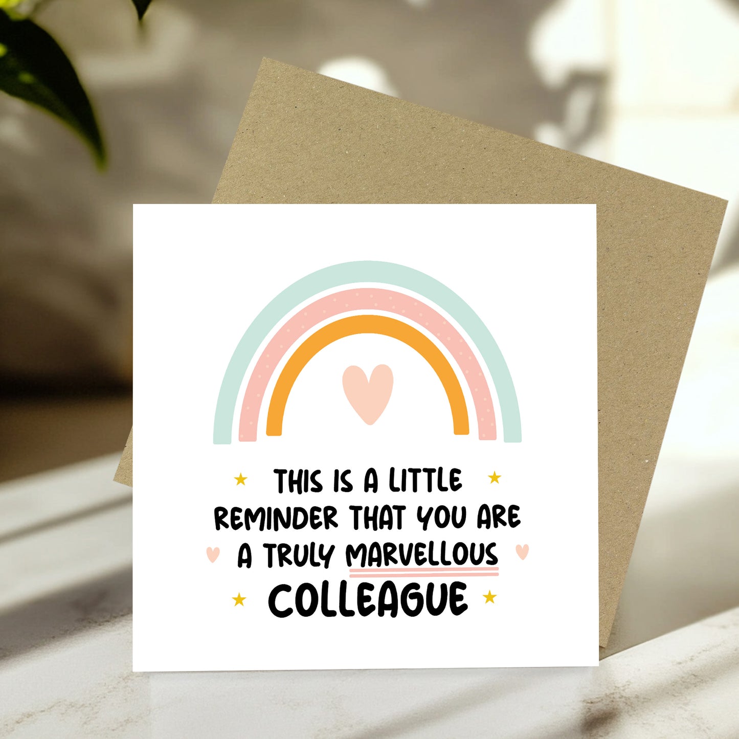 Thank You Card For Colleague New Job Gift Leaving Card