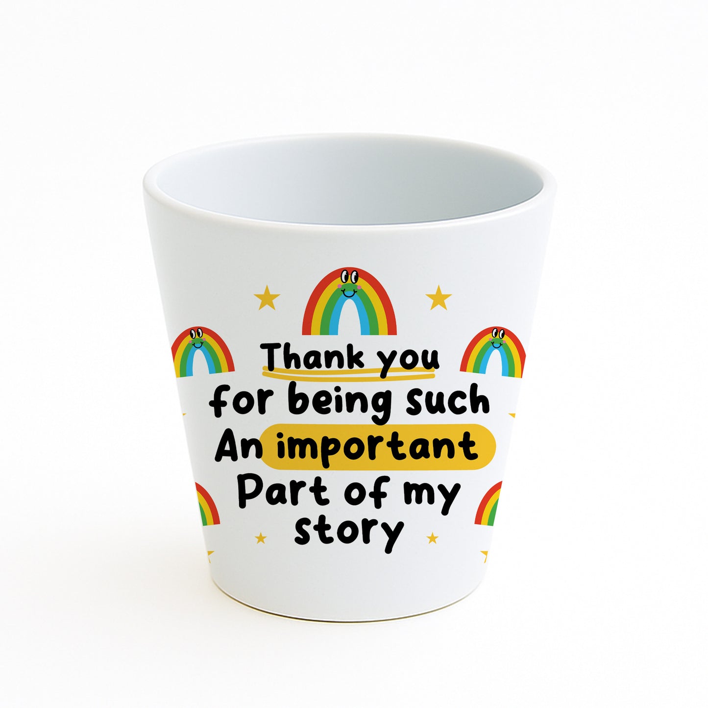 THANK YOU GIFT For Teacher TA Nursery Teacher Plant Pot