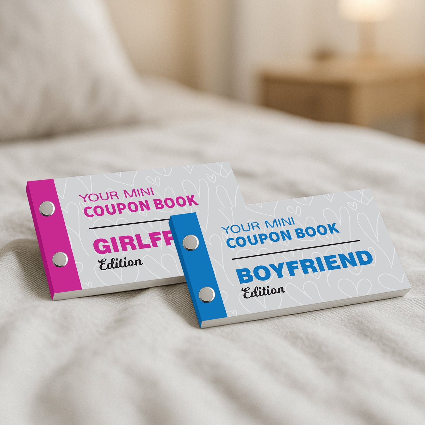 Coupon Book Bundle of 2 For Boyfriend and Girlfriend Novelty