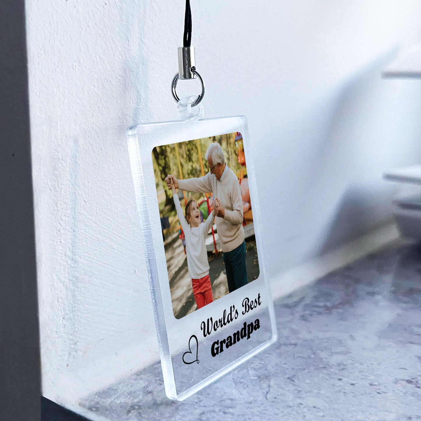 Personalised Grandpa Keyring Fathers Day Gift For Grandad Gift