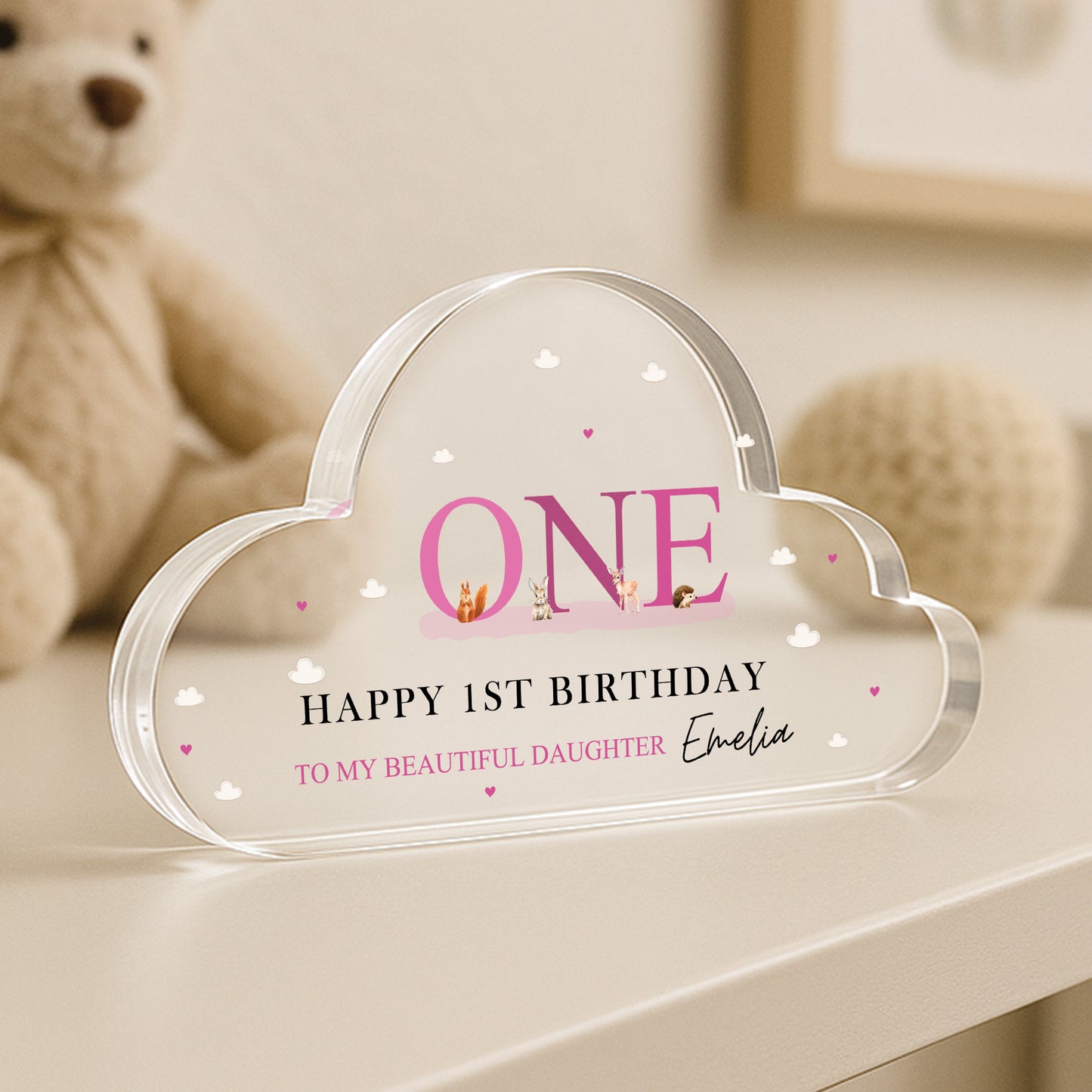 Happy 1st Birthday Gift For Daughter Granddaughter Personalised