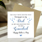 Fathers Day Card For Dad and Grandad Happy Father's Day Card