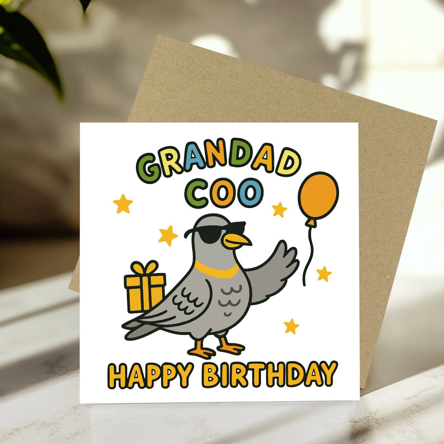 Funny Card For Grandad For Birthday GRANDAD COO Card