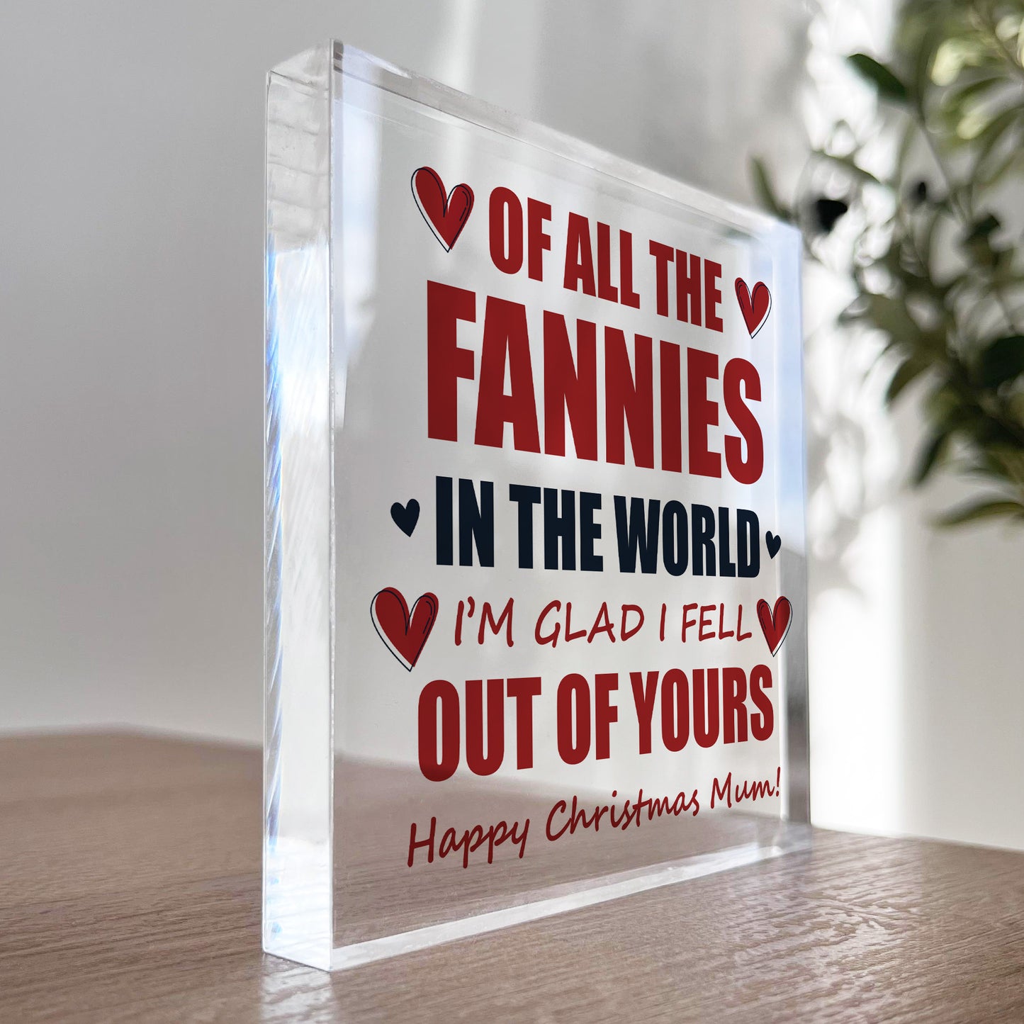 Funny Gift For Mum For Christmas Acrylic Plaque Mum Gifts
