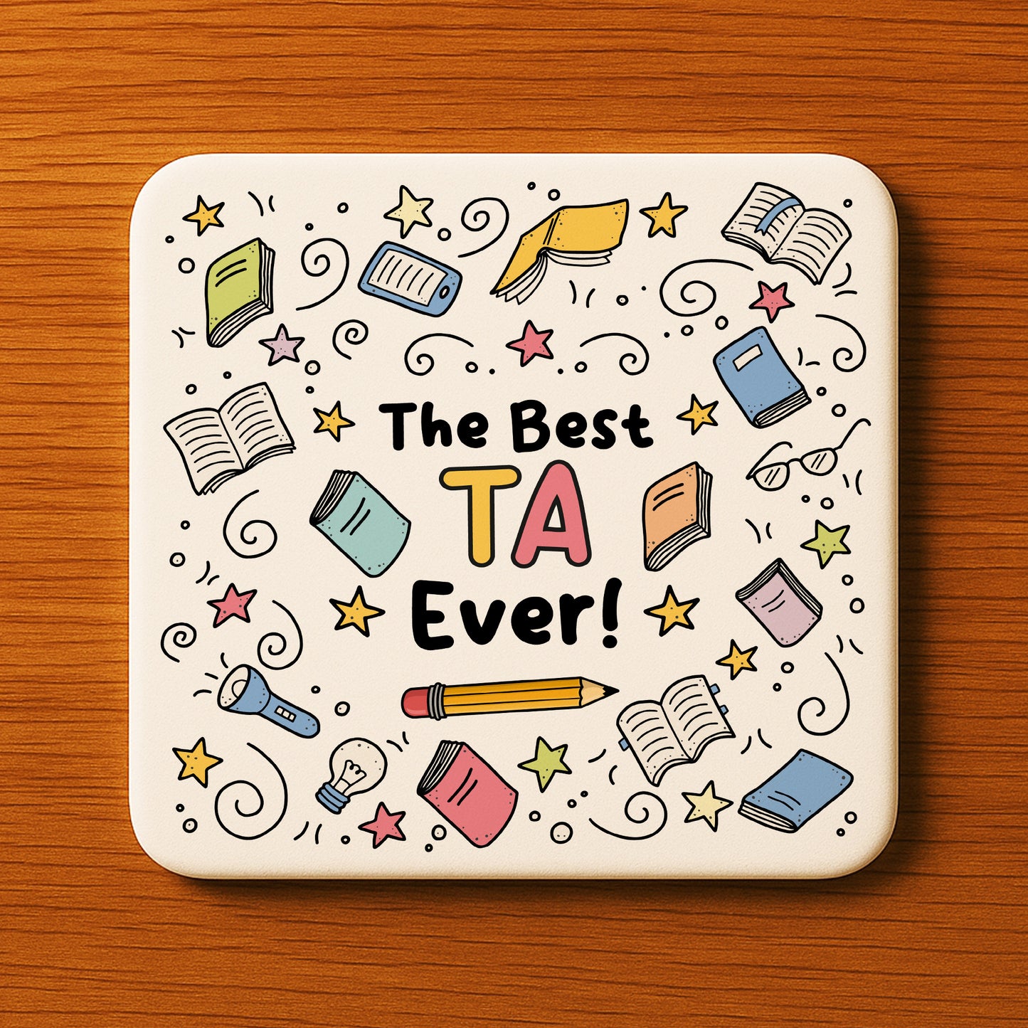 Teacher Gifts For Women Best TA Gift Teaching Assistant Coaster