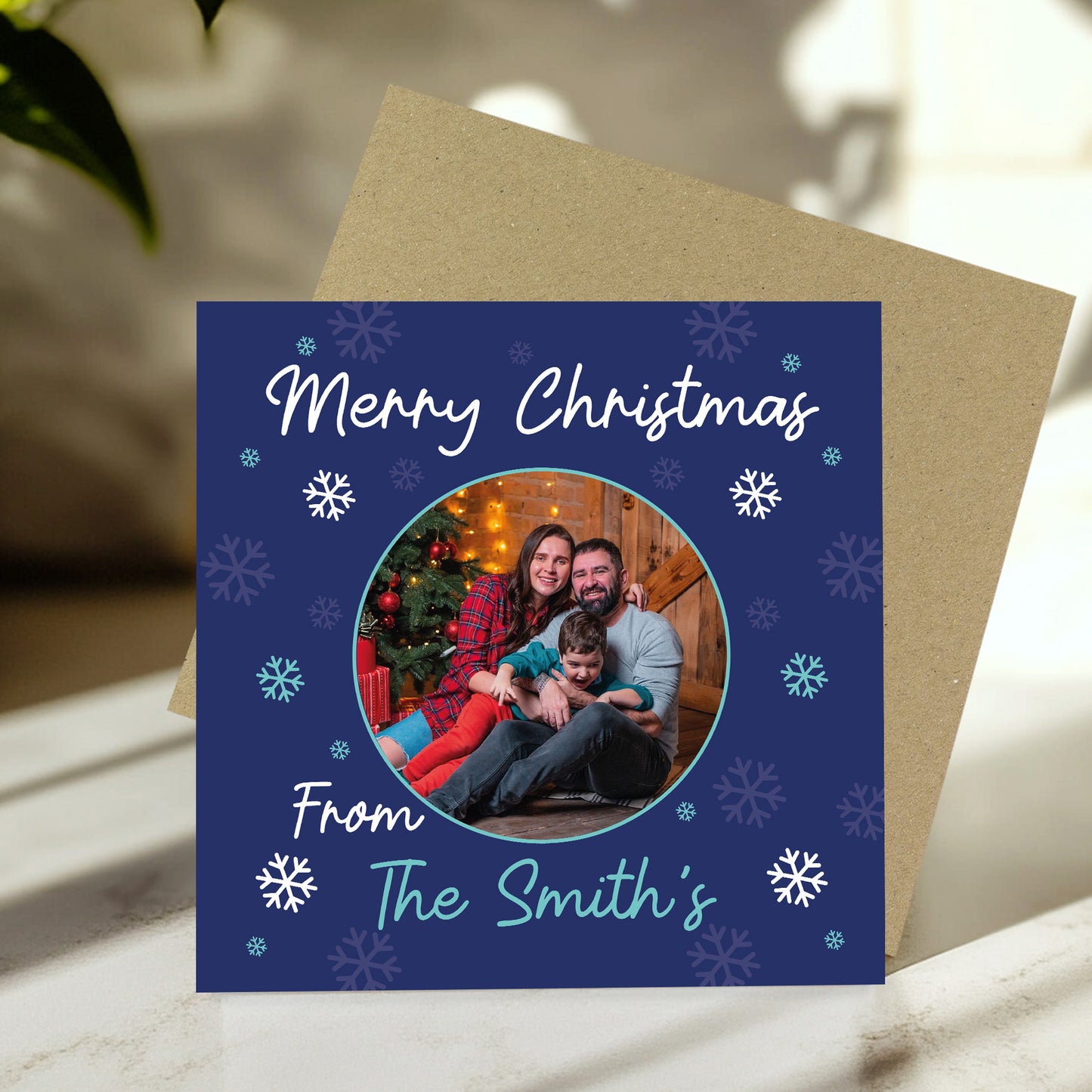 Personalised Photo Christmas Card For Family and Friends