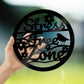 Garden Sign Stress Free Zone Outdoor Garden Shed 35x35cm
