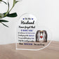 Never Forget That I Love You Gift For Husband Acrylic Plaque