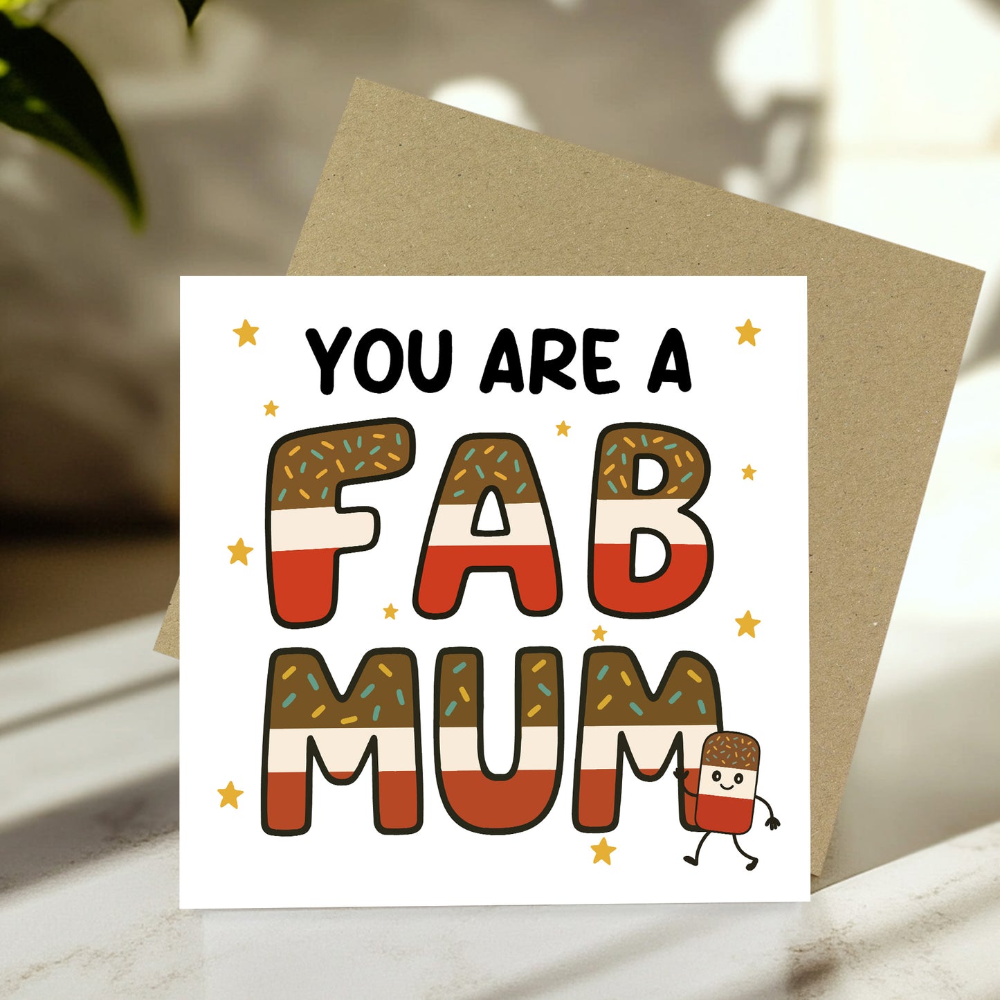 You Are A FAB MUM Card Happy Birthday Card For Mum From Daughter