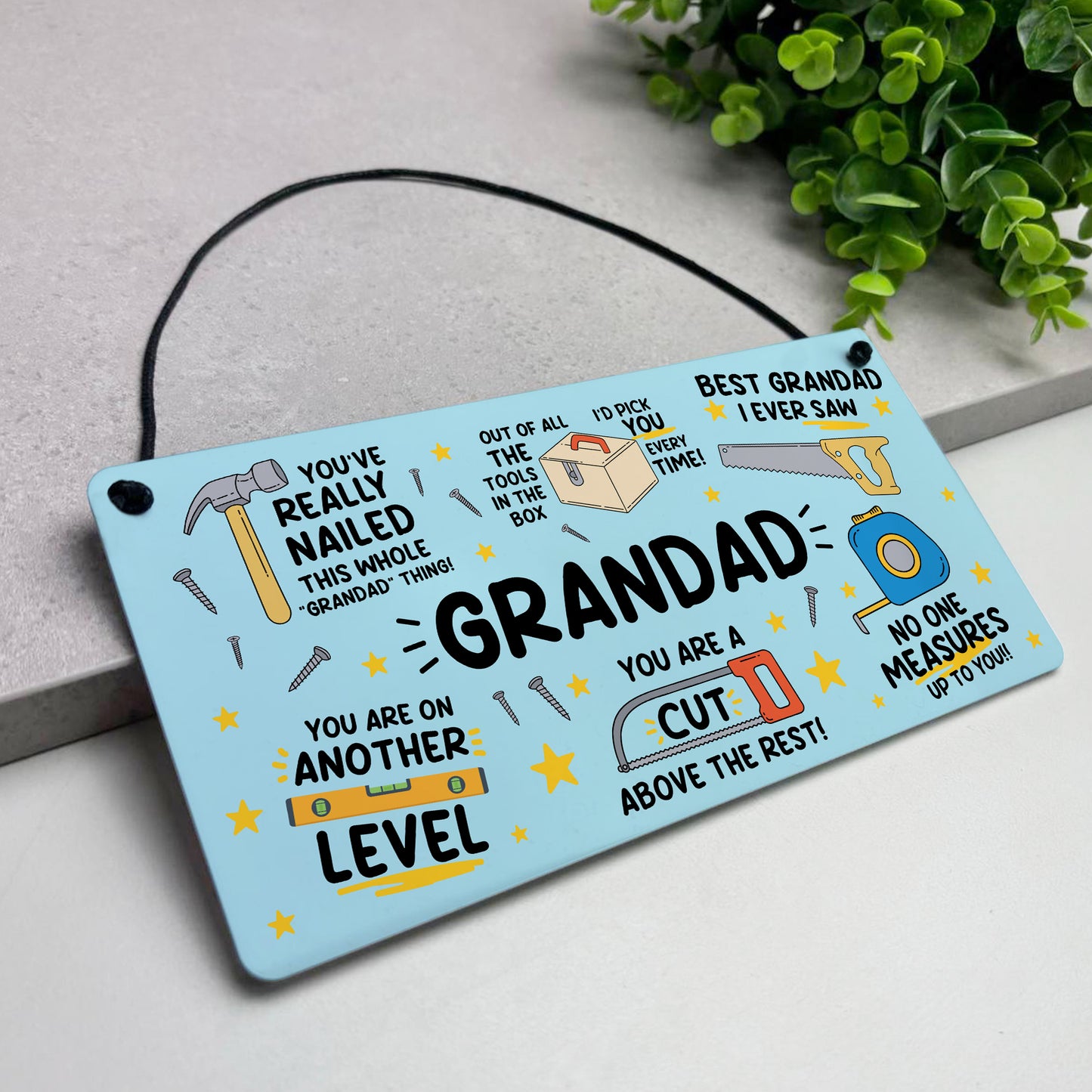 Fathers Day Birthday Gift For Grandad Funny Hammer Tools DIY