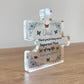 Gifts for Dad Birthday Gifts For Dad Acrylic Puzzle Piece Plaque