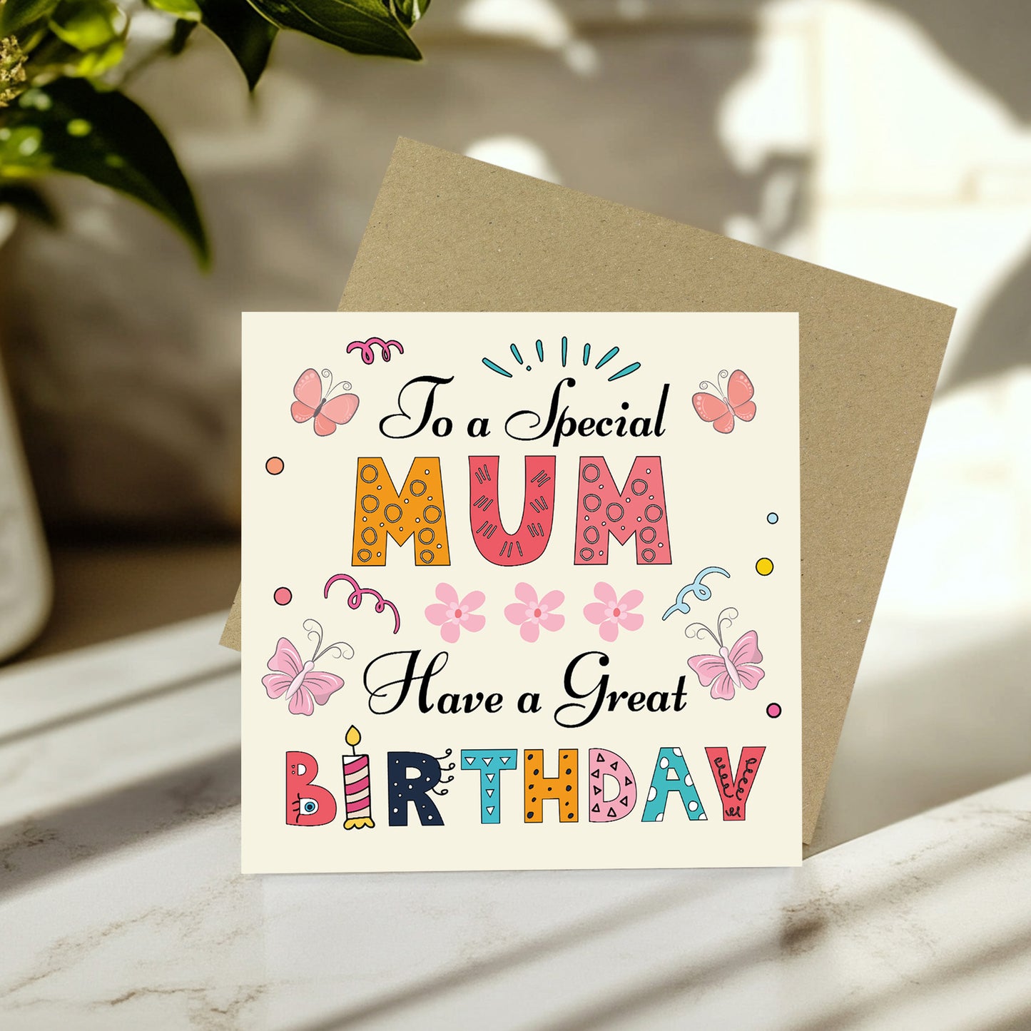 Mum Birthday Card Birthday Card For Mum Card From Son Daughter