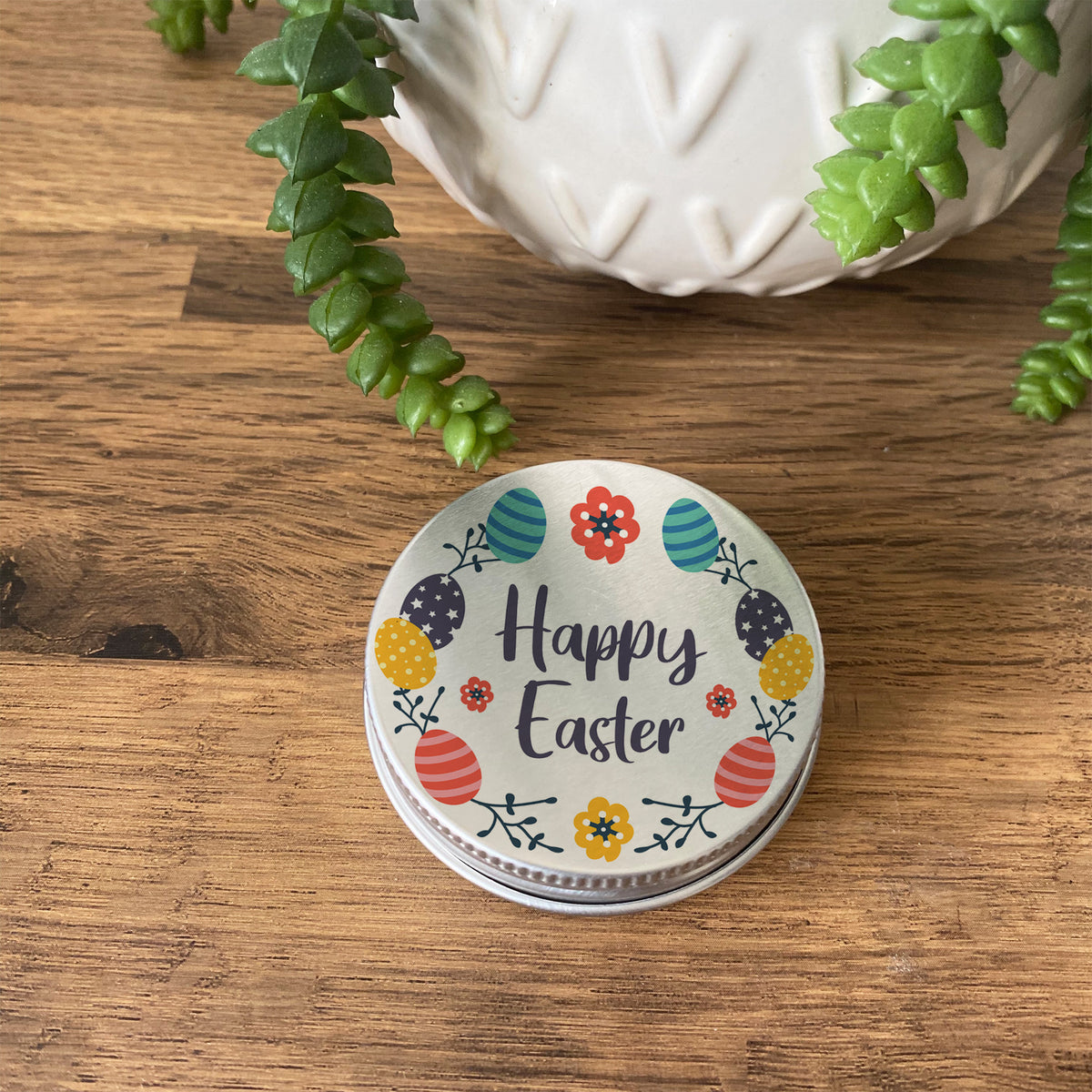 Metal Sweet Tin Gift For Easter Happy Easter Gift For Kids Child