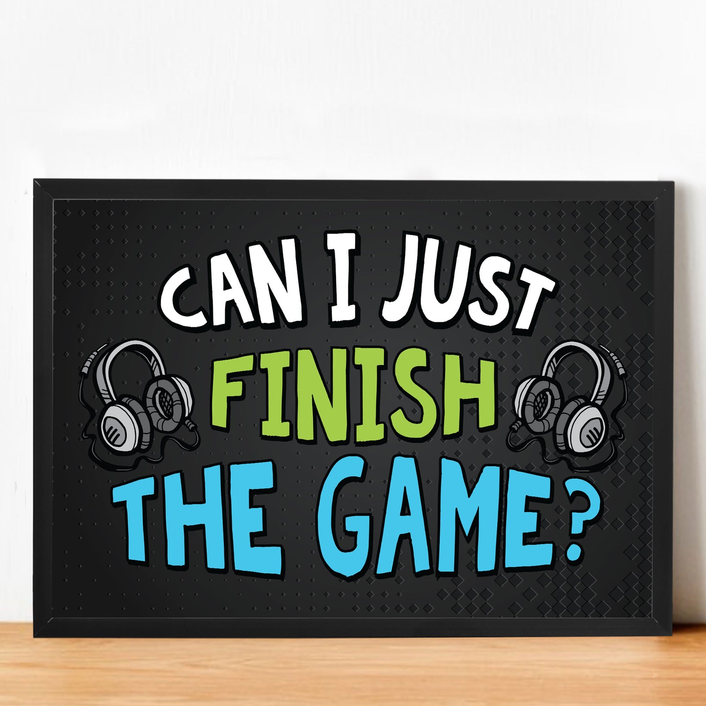 Gaming Print Framed Wall Art For Boys Bedroom Games Room