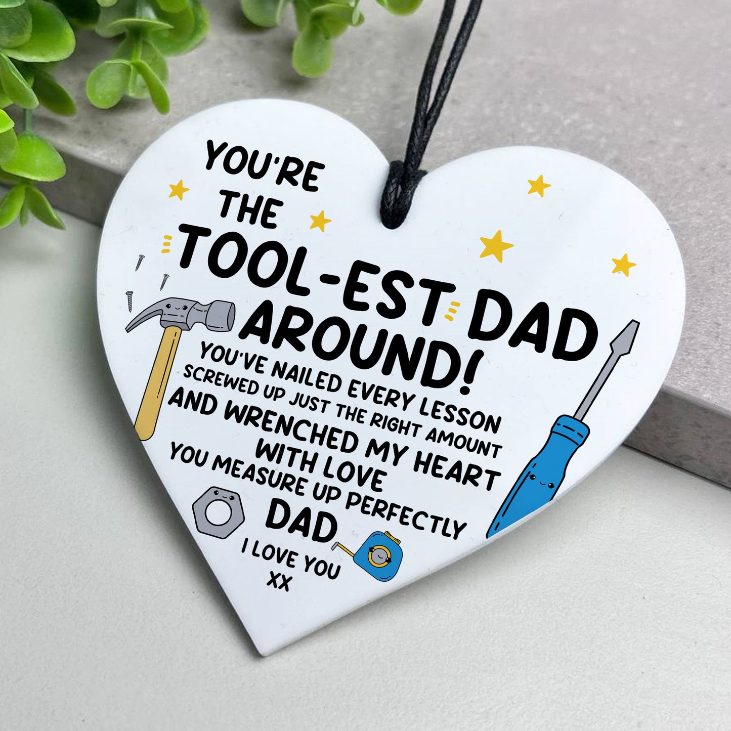 You Are The Toolest Dad Gift For Birthday Fathers Day Heart