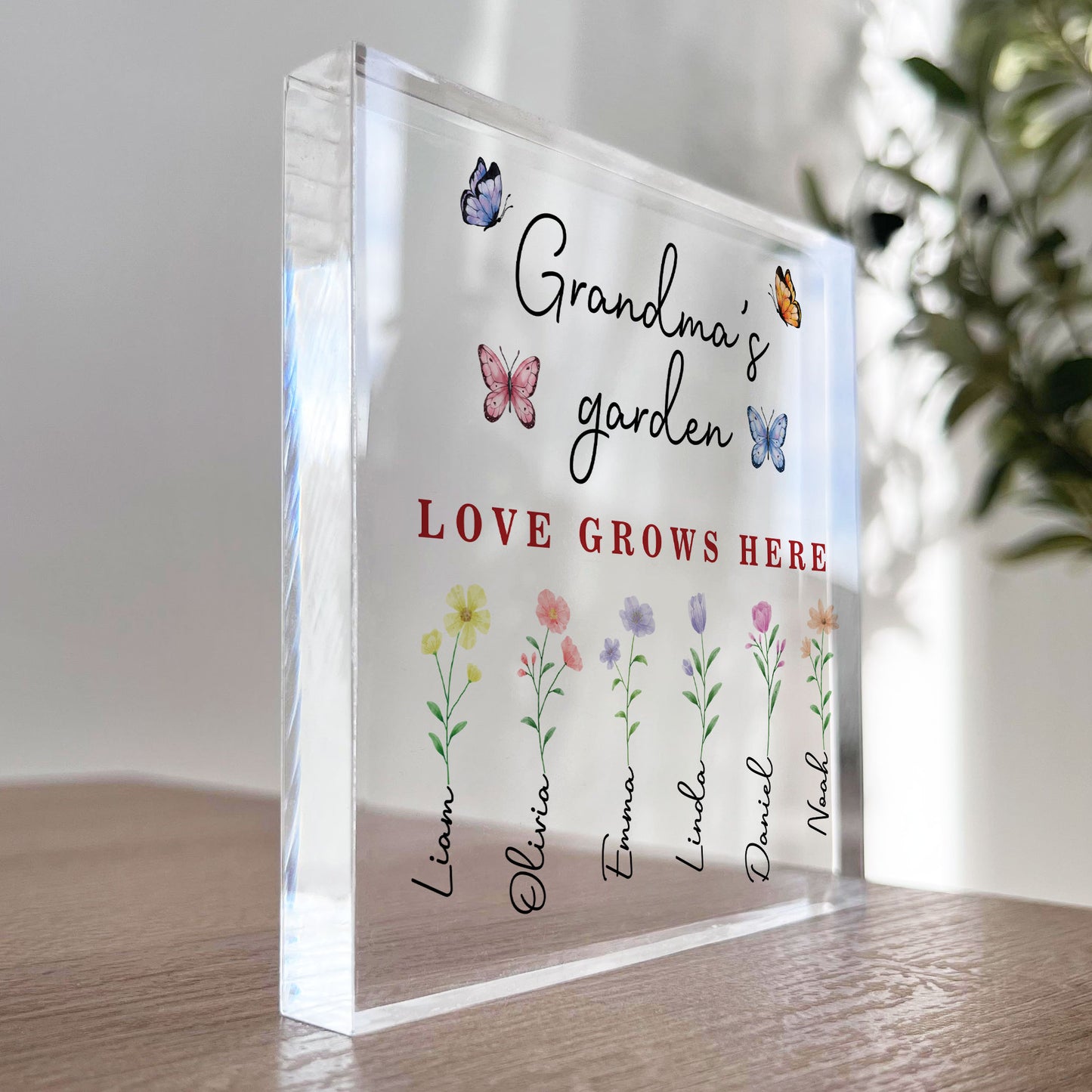 Gift For Grandma Granny Nanny Nan Mum Personalised Sign