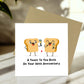 Funny Anniversary Card For Couple Toast To You 20th Anniversary