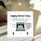 Happy 1st Fathers Day Card From Baby Bump The Bun In The Oven