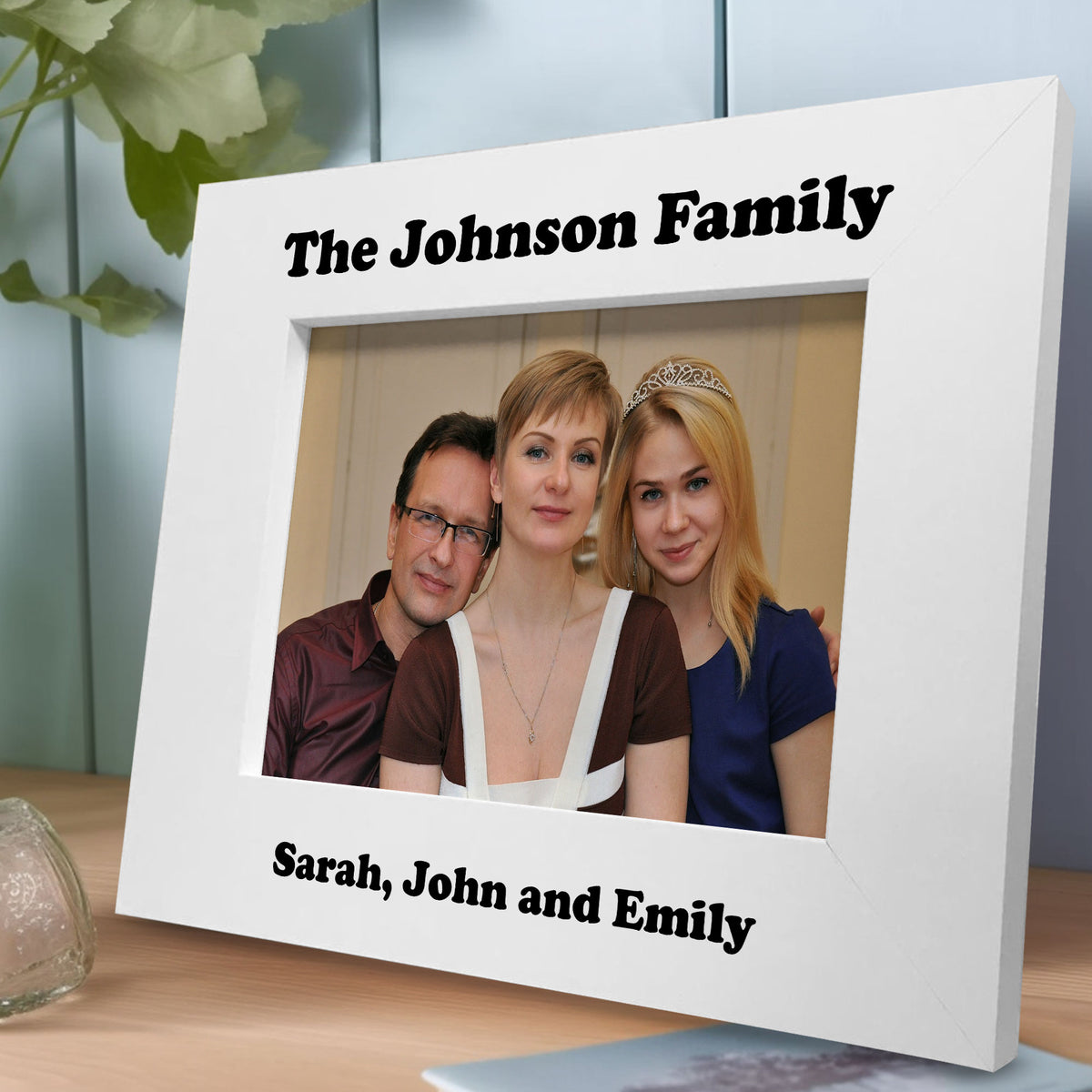 Personalised Family Gift 7x5 Photo Frame Birthday Christmas Gift