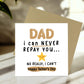 Fathers Day Card Funny For Dad Joke Happy Father's Day Card