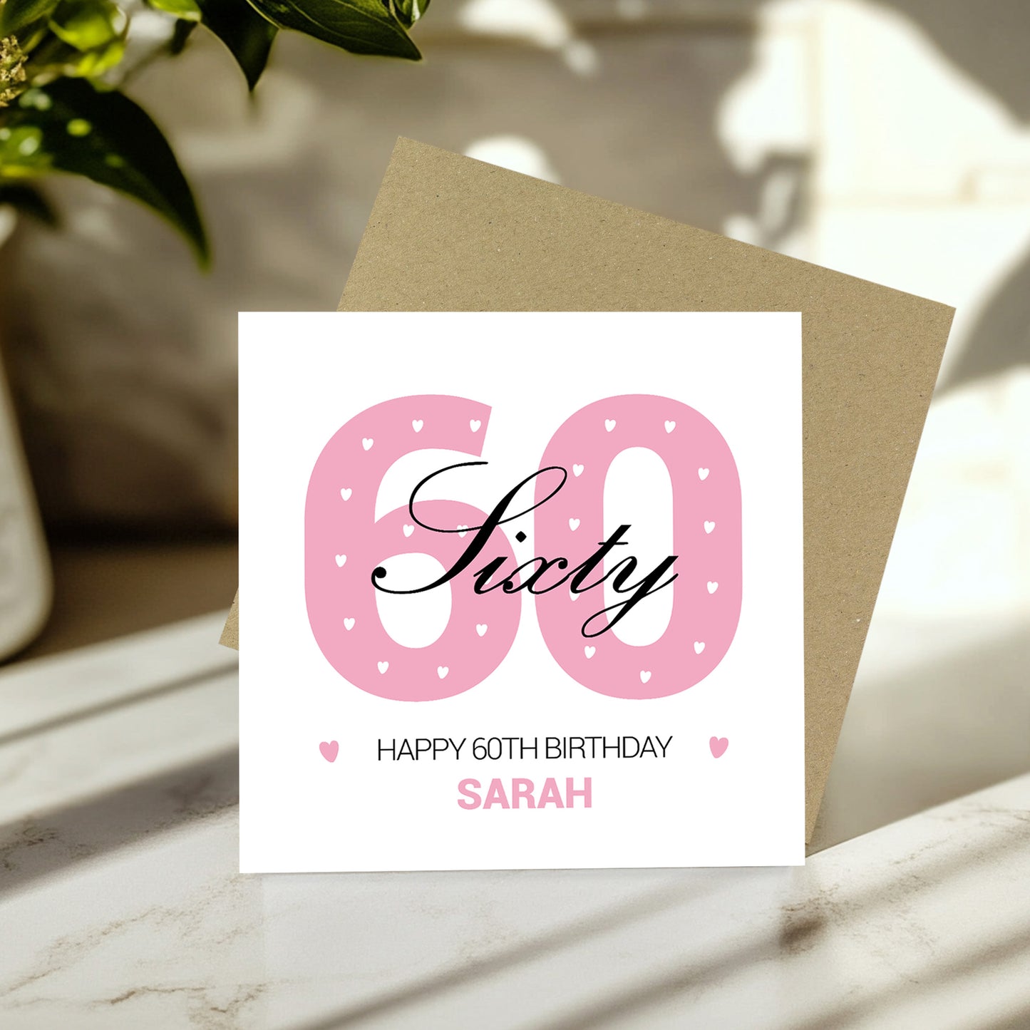 PERSONALISED 60th Birthday Card For Nan Auntie Mum Friend