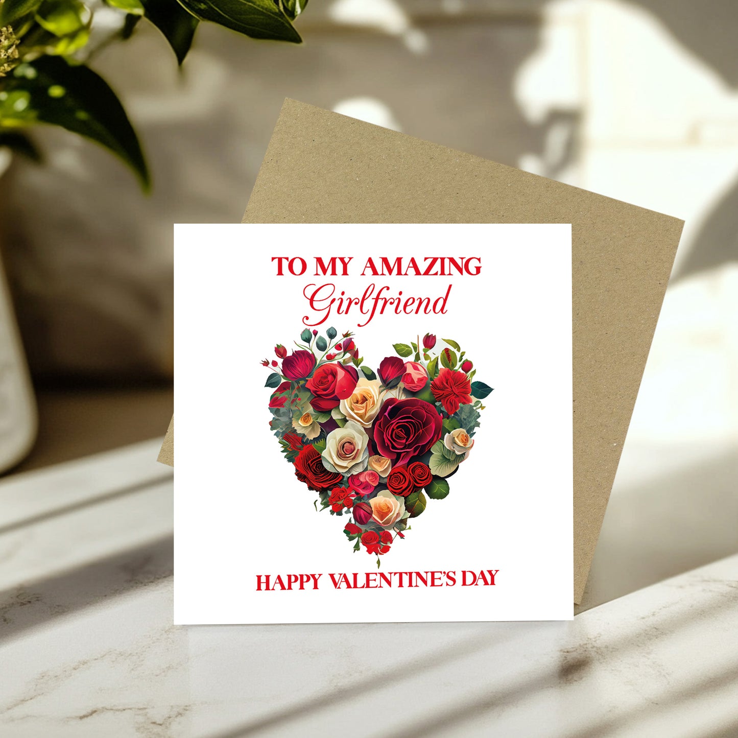 Amazing Girlfriend Valentines Day Card for Her Valentines Card