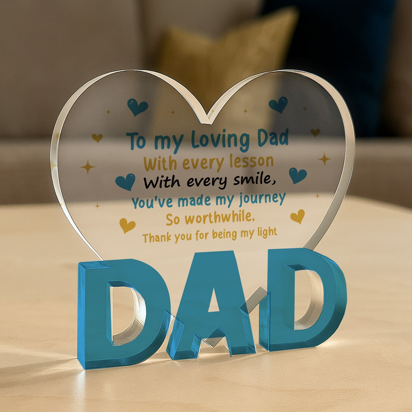 Thank You Gifts For Dad Christmas Birthday Gifts Acrylic Plaque