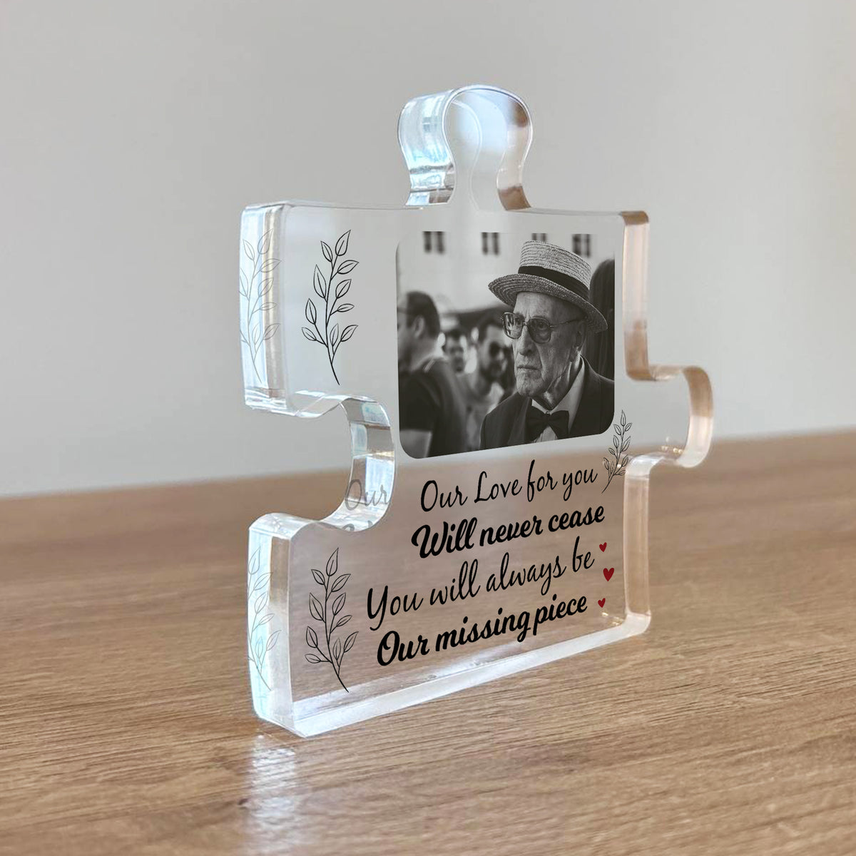 Missing Piece Memorial Gift For Mum Dad Nan Nanny Grandad