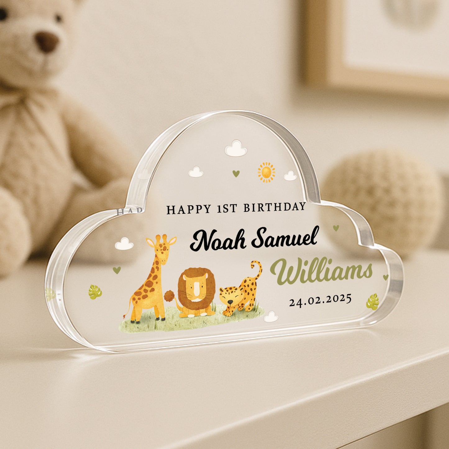 Happy First Birthday Gift For Son Grandson Nephew Godson