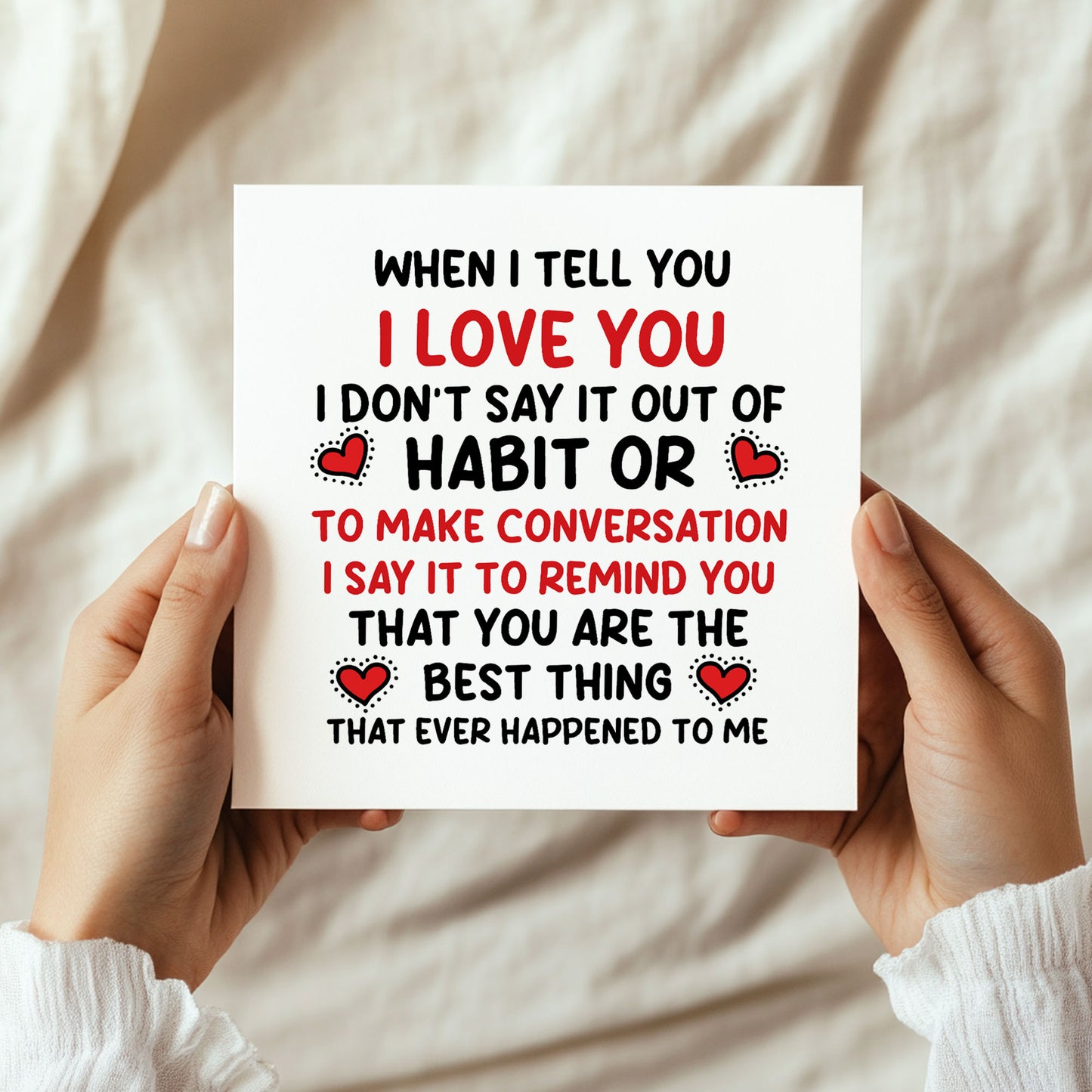 Card For Boyfriend Girlfriend Husband Wife Best Thing