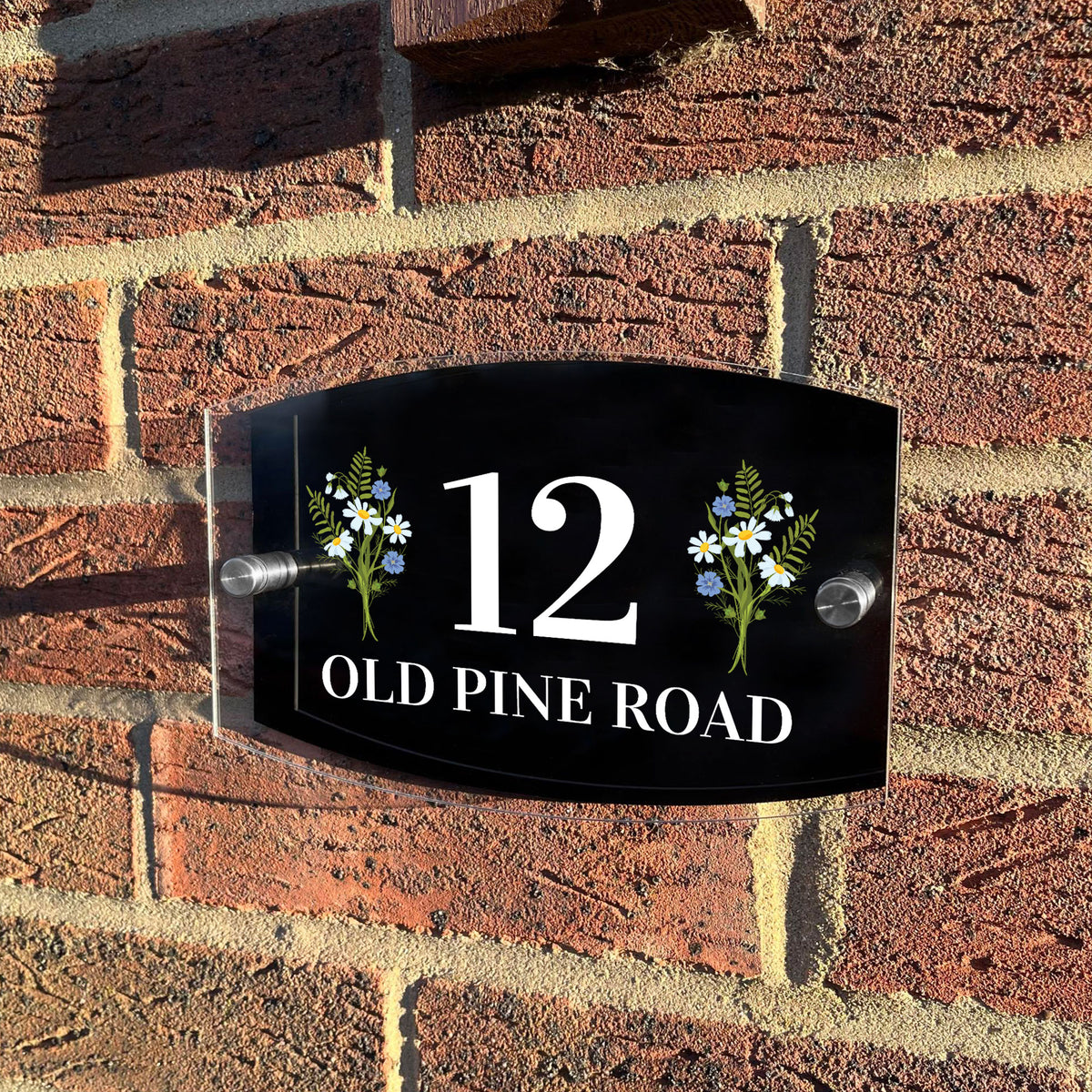 House Number Sign Acrylic Door Signs Door Number Sign Road Sign