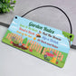 Garden Signs Outdoor Hanging Sign For Fence Door Garden Signs
