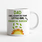 Dad Gift From Daughter Novelty Ceramic Mug and Coaster Set