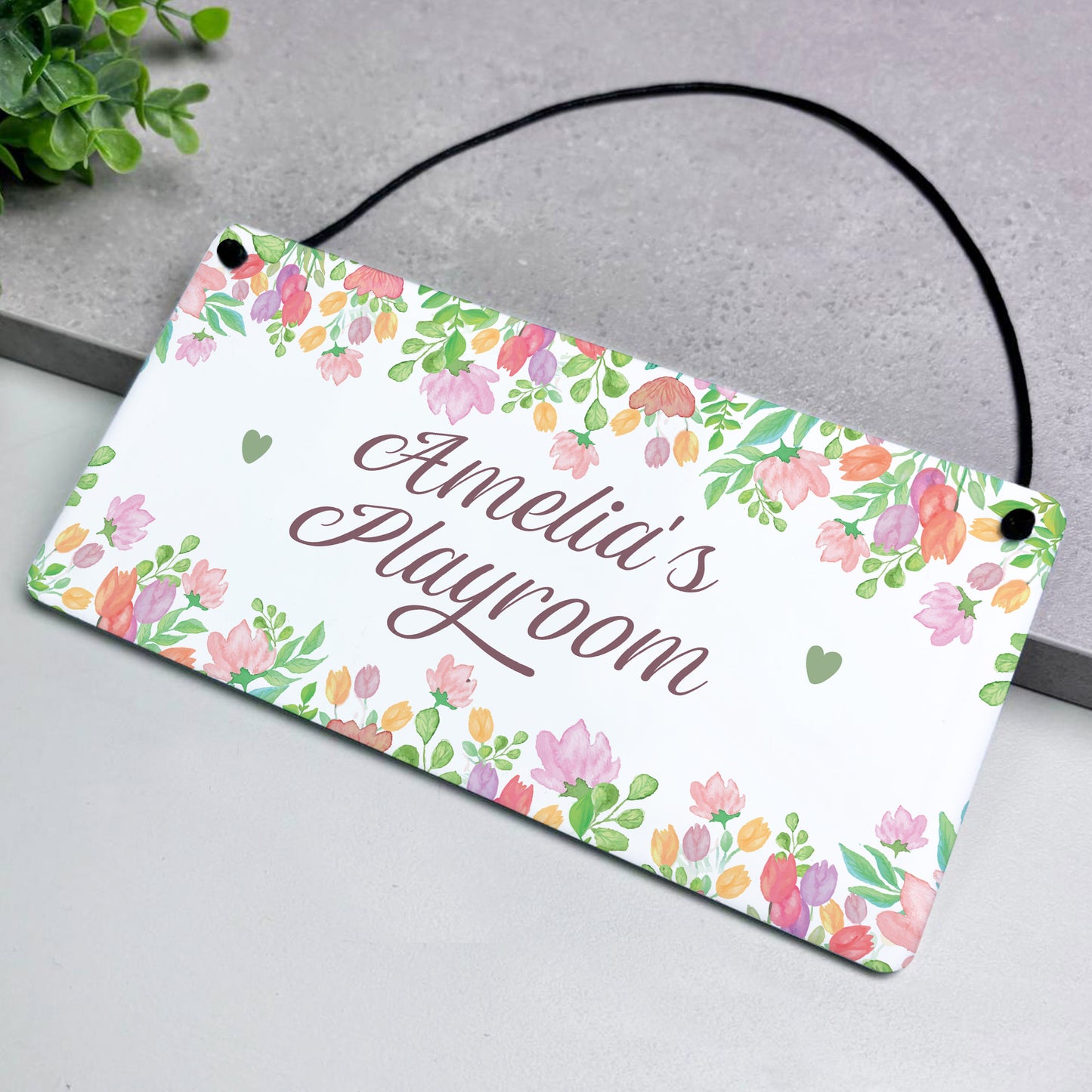 Personalised Child's Playroom Sign For Indoor Gift For Kids