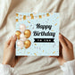 Birthday Card For Men Women Happy Birthday 14.5x14.5cm Card