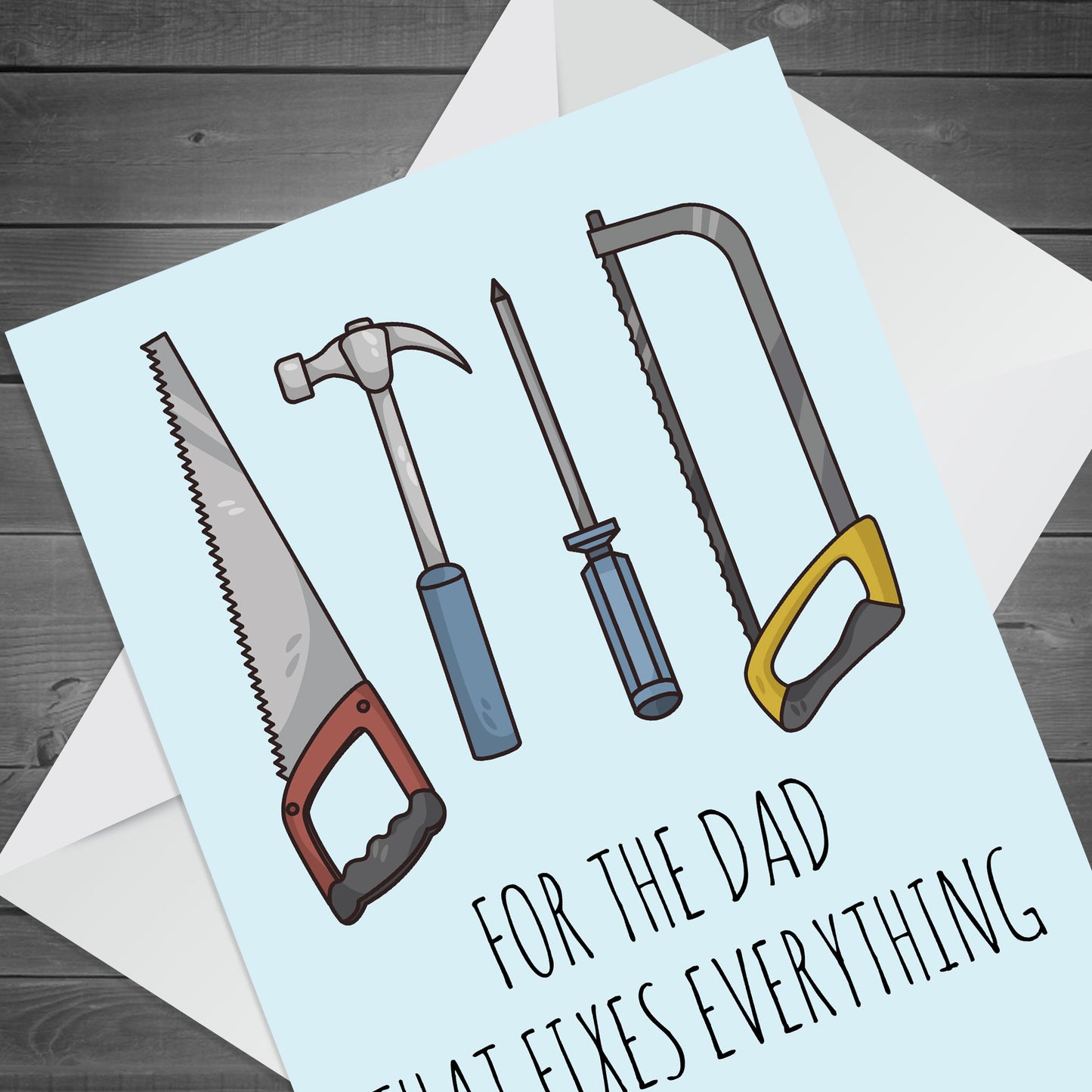 Funny Card For Dad Fathers Day Card With Envelope Dad Card