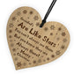 Grandad Christmas Wooden Heart Gift For Grandfather Gift