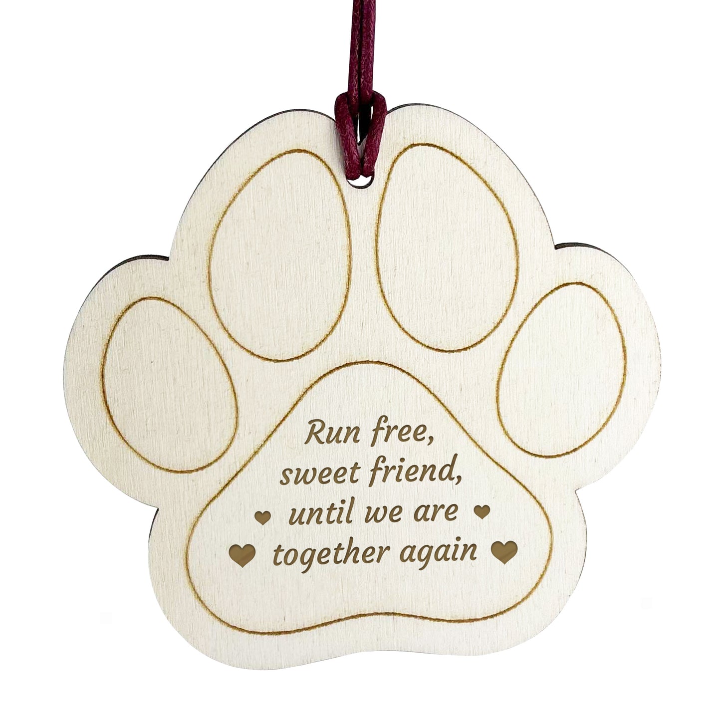 Pet Memorial Plaque For Dog Puppy Memorial Christmas Tree Decor