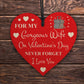 Valentines Day Gifts For Wife Wooden Heart Keepsake Gift