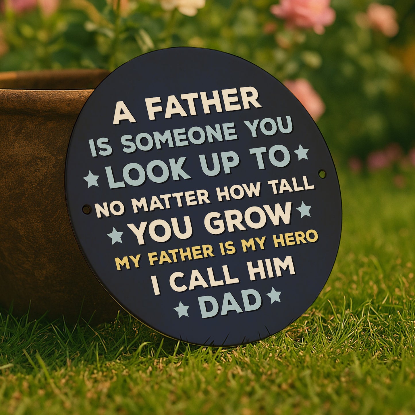 Gifts for Dad Hanging Acrylic Plaque Dad Birthday Gifts