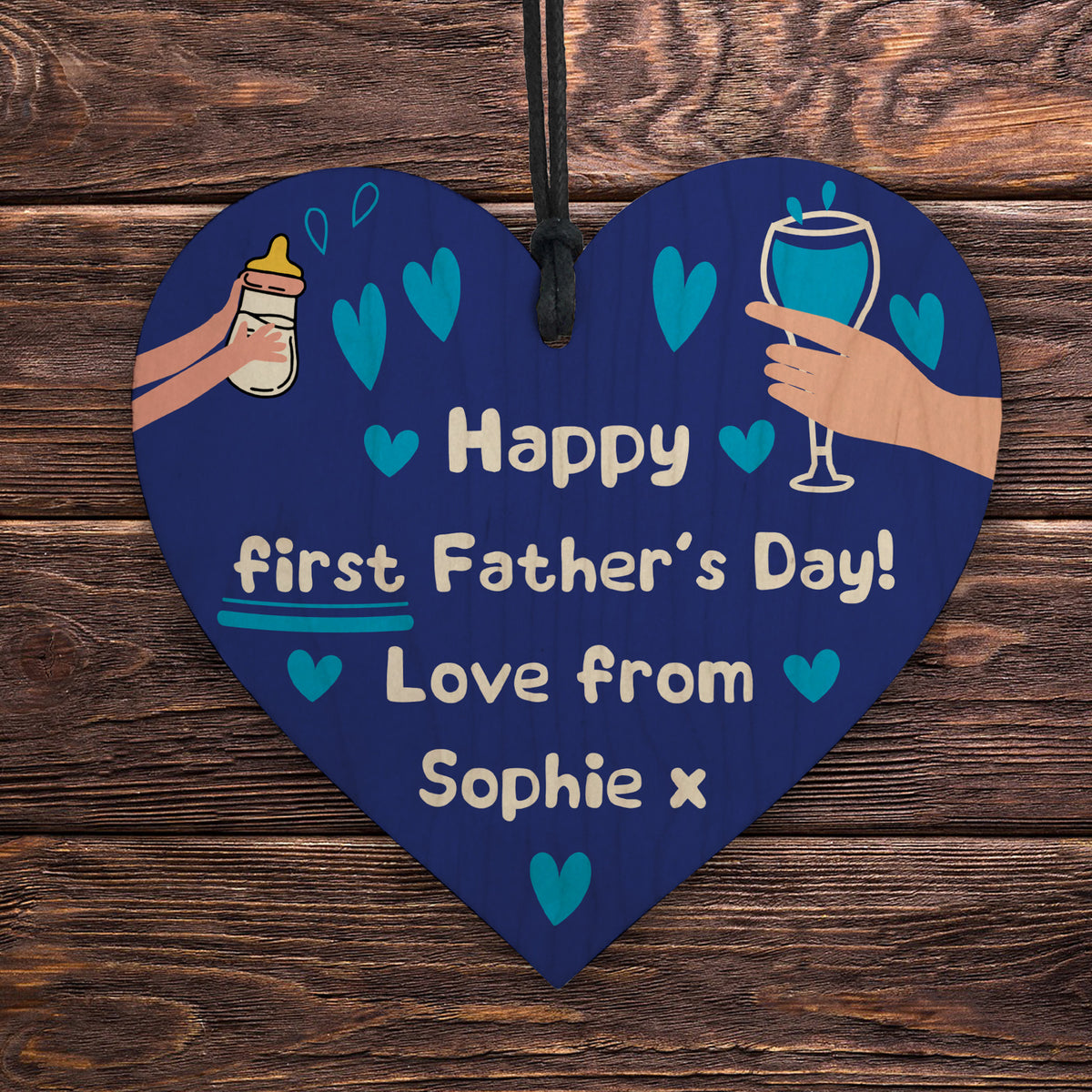 First Father's Day Gifts For New Dad Personalised 1st Fathers