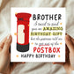 Funny Birthday Card For Brother Novelty Birthday Card For Him