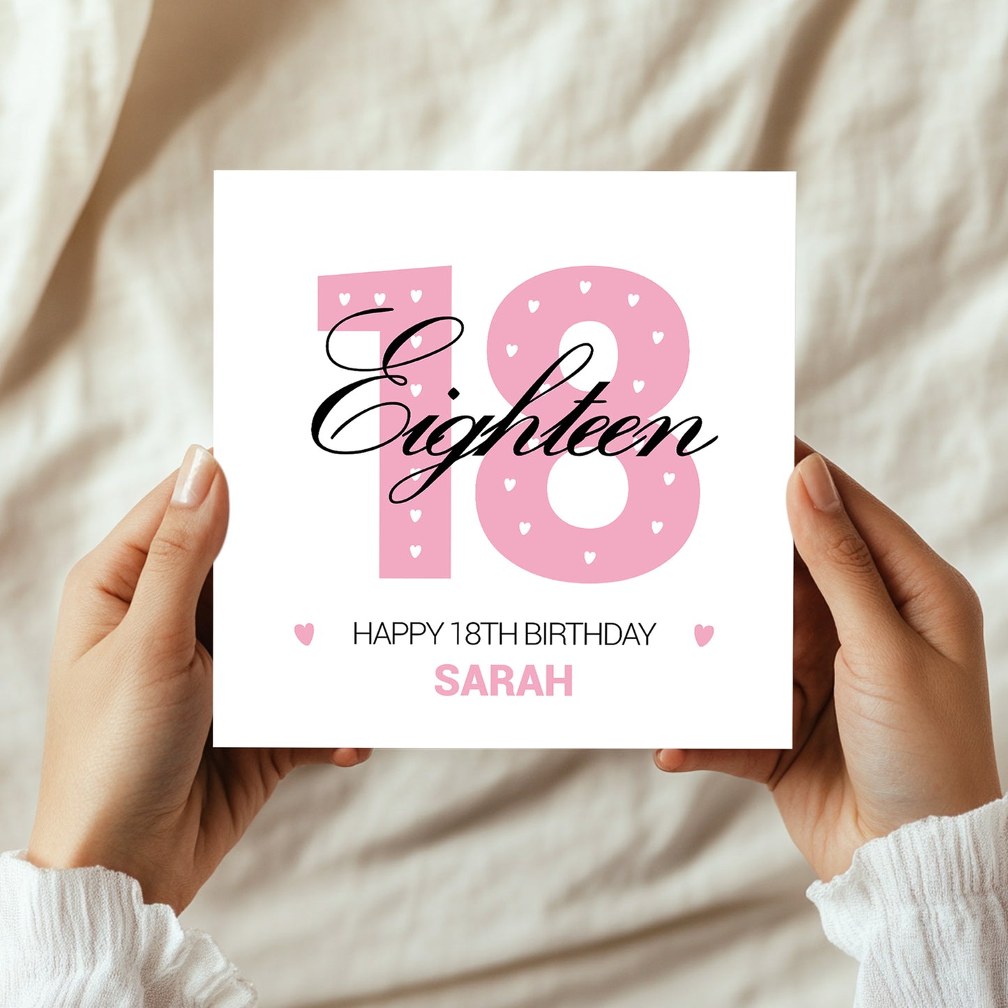 PERSONALISED 18th Birthday Card For Daughter Granddaughter Niece