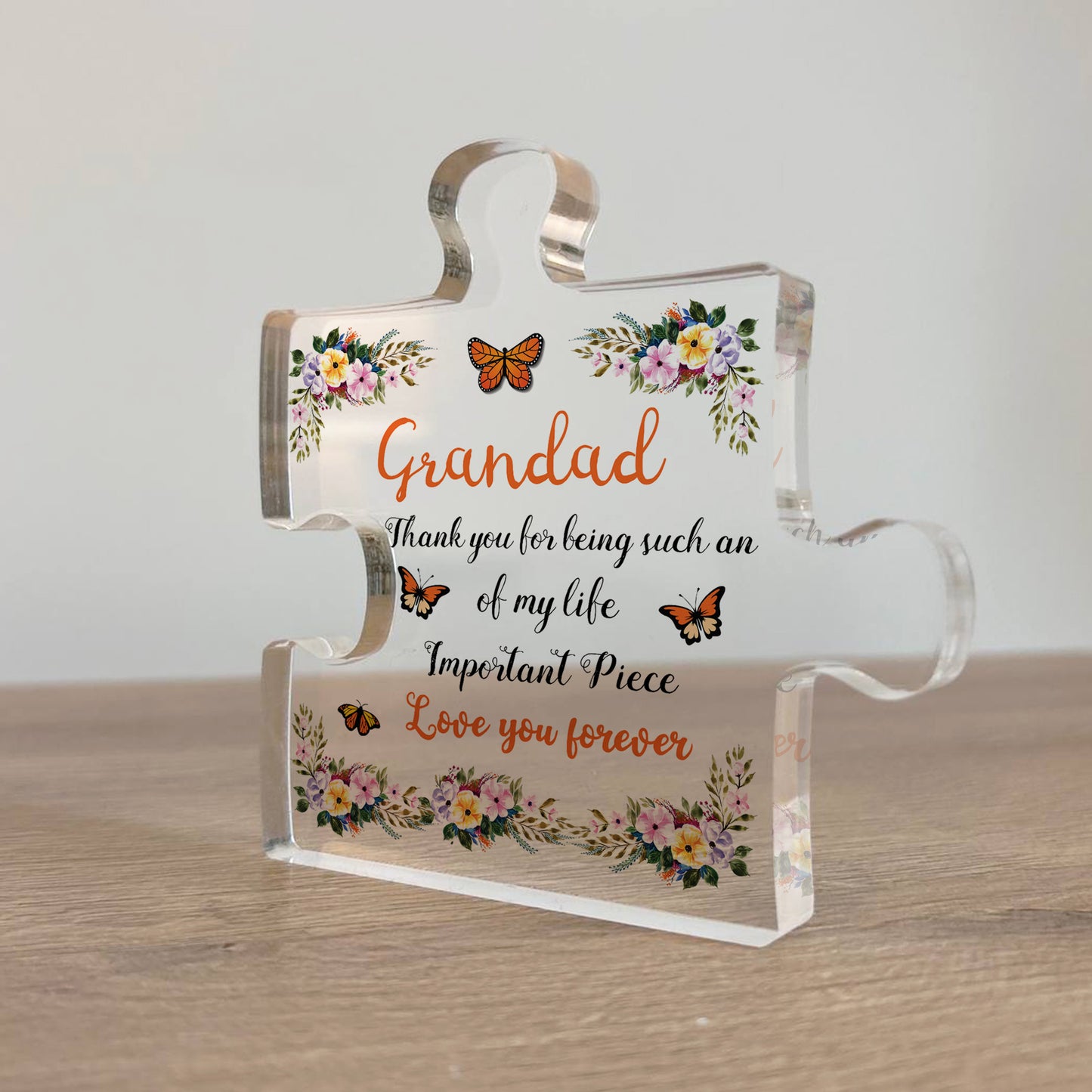 Grandad Birthday Gifts Presents Standing Plaque Keepsake