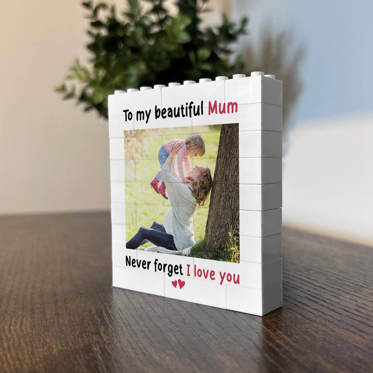 Personalised Gifts For Mum Building Photo Blocks Mothers Day