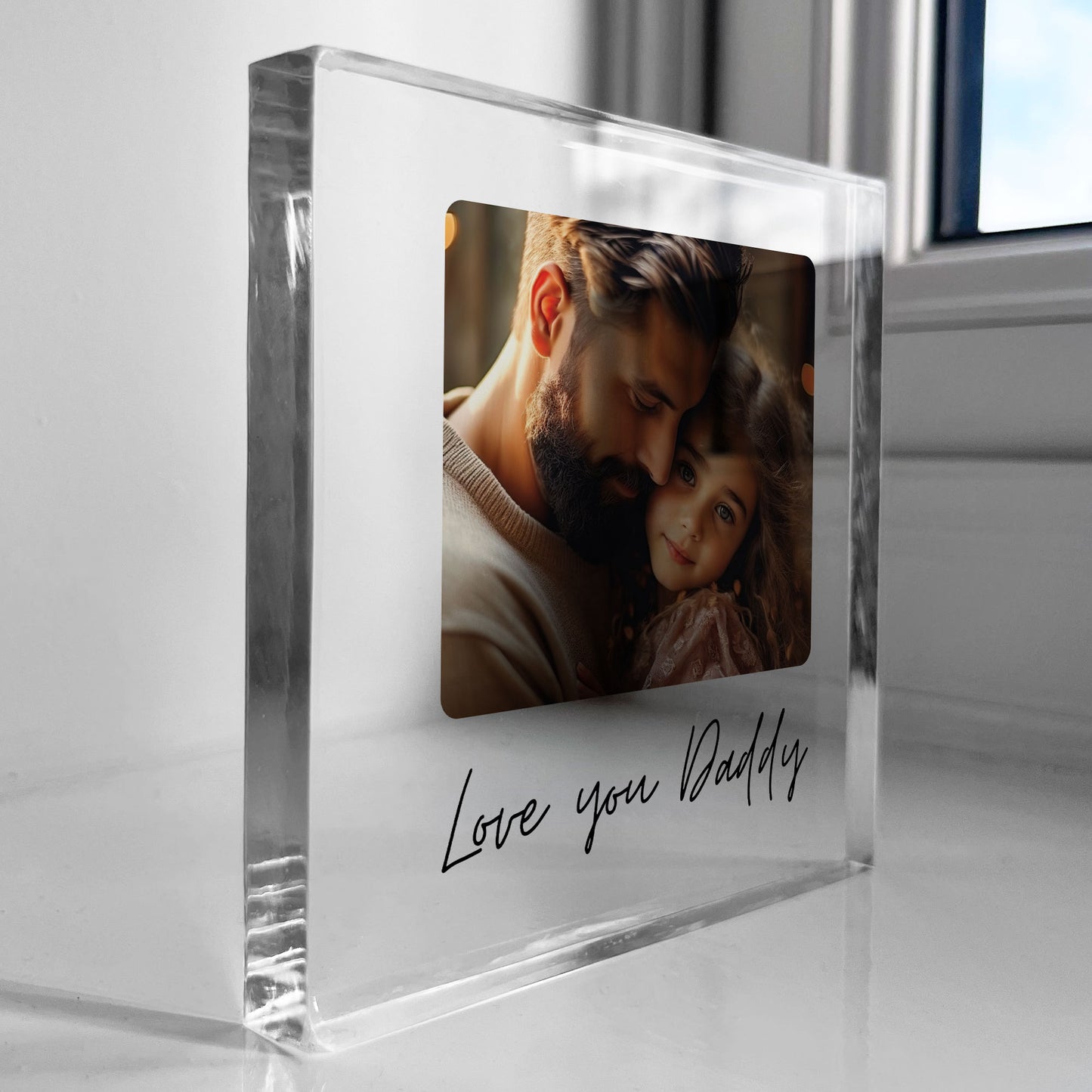 Fathers Day Birthday Gift For Daddy Love You Daddy Plaque