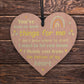 Thank You Gifts For Him Her Wooden Hanging Heart Plaque Gift