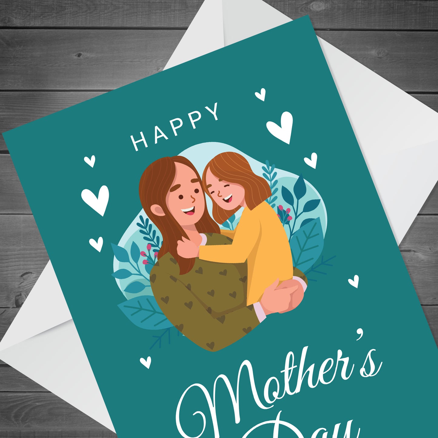 Happy Mothers Day Card For Mum From Daughter Cute Mothers Day