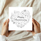 Happy Anniversary Card With Envelope 1st 10th 20th 30th 40th