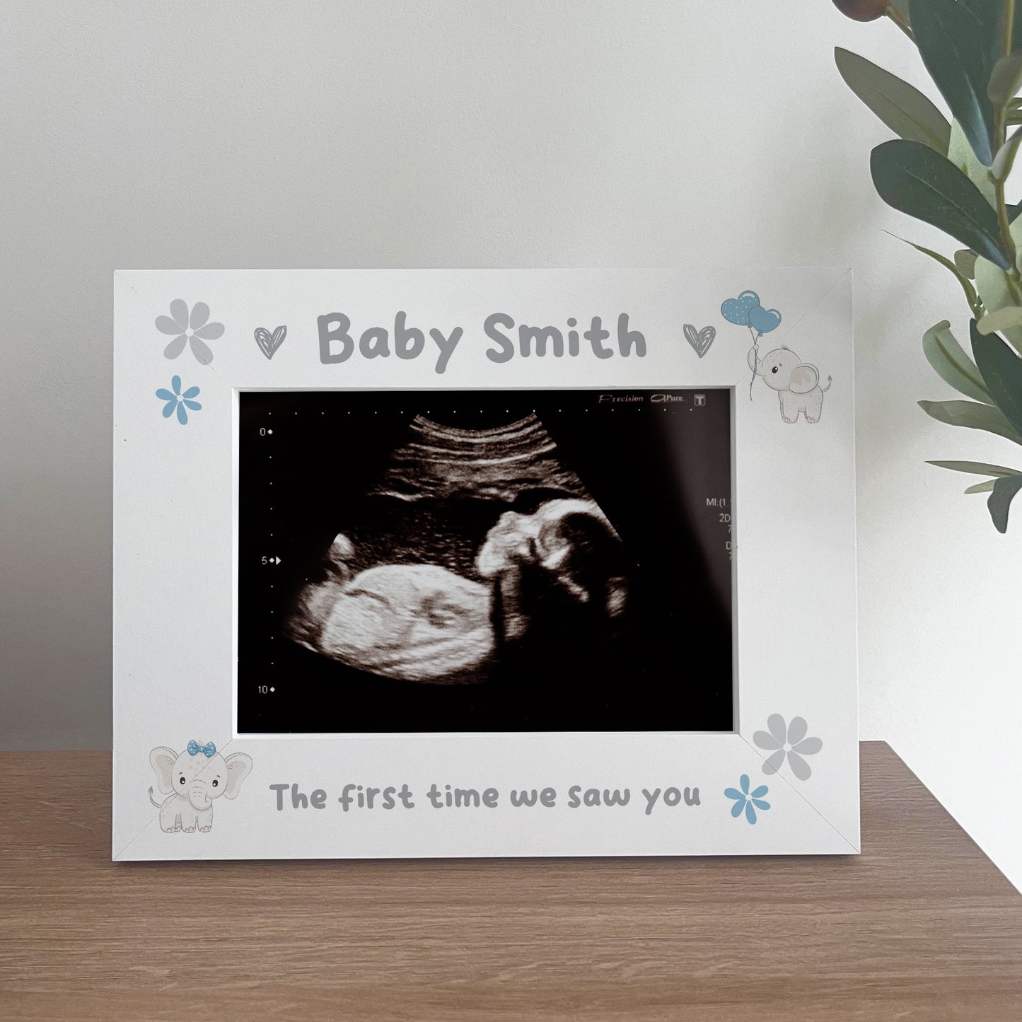 Personalised Baby Scan 7x5 Photo Frame Keepsake Baby Boy Gifts